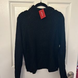 Black Guess acrylic sweater